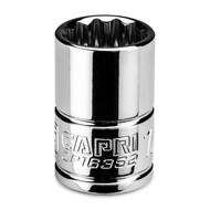 Capri Tools 1/2 in. Shallow Socket, 3/8 in. Drive, 12-point, SAE