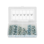 Capri Tools 110-Piece Hydraulic Grease Fitting Assortment Set - Metric