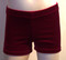 Perfectly priced deep red velvet gymnastics and/or dance shorts.
