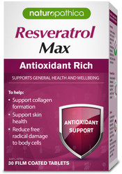 Resveratrol Max 30 Tabs x 3 Pack Naturopathica