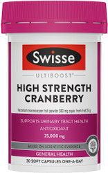 Swisse Ultiboost High Strength Cranberry 25000mg 30 Caps