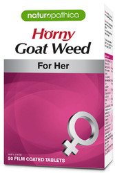 Horny Goat Weed For Her 50 tabs x 3 Pack Naturopathica