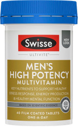 Swisse Ultivite Men's High Potency Multivitamin 40 tabs 