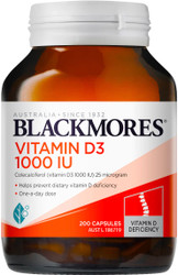 Blackmores Vitamin D3 200 Capsules