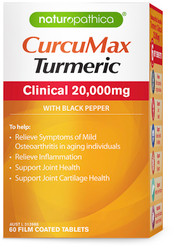 CurcuMax Turmeric Clinical 20000mg 60 tabs x 3 Pack Naturopathica