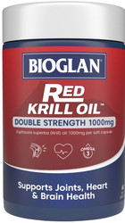 Bioglan Red Krill Oil Double Strength 1000mg 60 Caps x 3 Pack