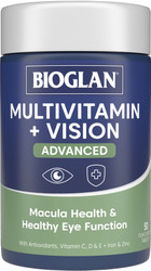 Bioglan Multivitamin + Vision Advanced 50 Tabs x 3 Pack