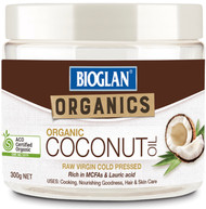 Organic Coconut Oil 300 g x 3 Pack Bioglan Organics
