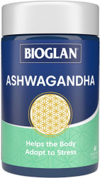 Bioglan Ashwagandha 60 Caps x 3 Pack