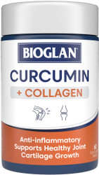Bioglan Curcumin + Collagen For Joints 60 Caps x 3 Pack