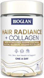 Bioglan Hair Radiance + Collagen Beauty 90 Caps x 3 Pack