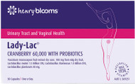 Blooms Lady-Lac Cranberry 60,000 with Probiotics 30 Caps