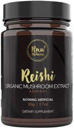 Raw Medicine Reishi Organic Mushroom Extract Adrenal 50g