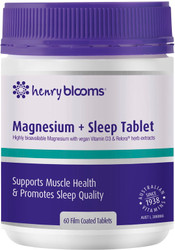 Henry Blooms Magnesium + Sleep 60 Tabs
