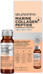 Dr. LeWinn's Marine Collagen Peptide + Inner Beauty Liquid Shot Orange & Mango 10 x 50mL