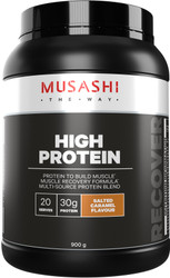 Musashi High Protein Salted Caramel 900g