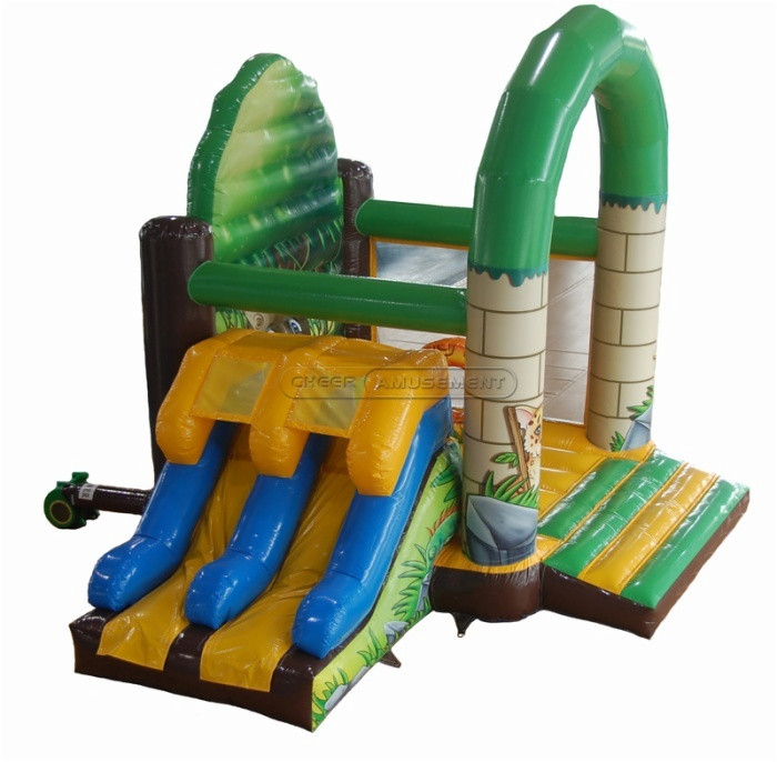 jungle themed bouncer