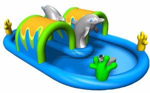 Inflatable Welding Dolphin Airtight Pool 