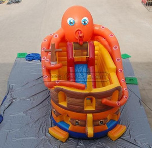 Children Octopus Slide Inflatable Slide Softplay Toys