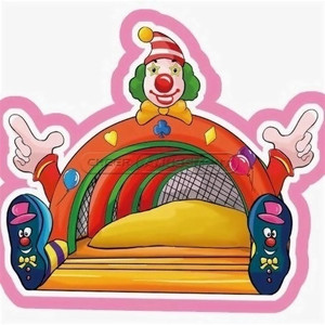 Circus Clown Themed Inflatable Fun City Indoor Soft Playground Amusement Equipment Supply