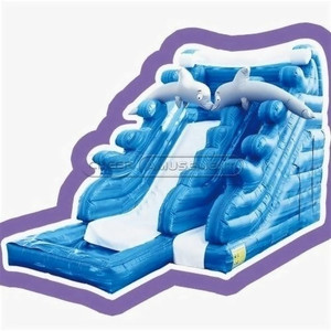 Ocean Themed Children Inflatable Water Slide Amusement Equipment 