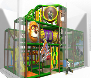 Jungle Themed Indoor Playground System | Cheer Amusement 20130226-029-M-1