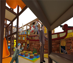 Pirate Themed Indoor Playground System | Cheer Amusement 20130814-004-D-1