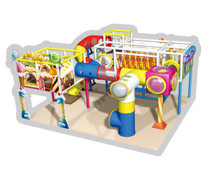 Happy Candy Themed Indoor Playground System -Cheer Amusement CH-RS110070