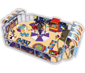 Space Themed Toddler Play Indoor Playground System | Cheer Amusement CH-RS130020