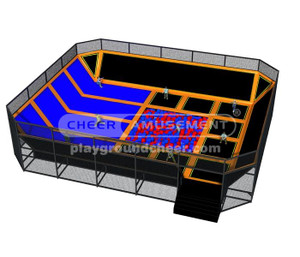 Trampoline Park  Equipment   Model# Big-trampoline-park-1 CH-ST150013
