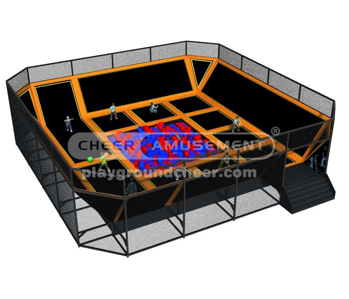 Trampoline Park Equipment Model# Big trampoline park 2 CH-ST150008 -  playgroundcheer.com