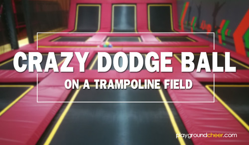 Crazy Dodge Ball on a Trampoline Field