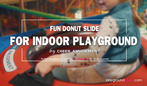 Fun Donut Slide for Indoor Playgroundv