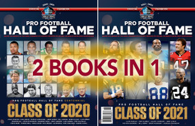 Celebrate the Class of 2020 and the Class of 2021 with this one-of-a-kind Pro Football Hall of Fame Yearbook.
