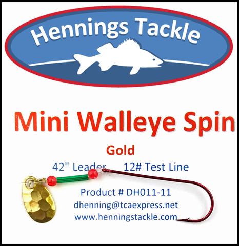 Mini Walleye Spin - Gold