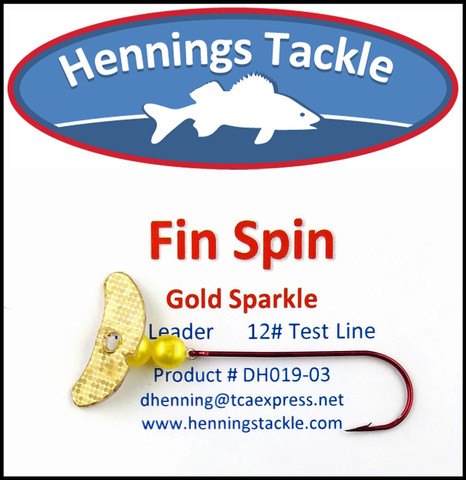 Fin Spins - Gold Sparkle