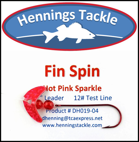 Fin Spins - Hot Pink Sparkle