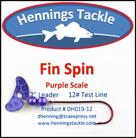 Fin Spins - Purple Scale
