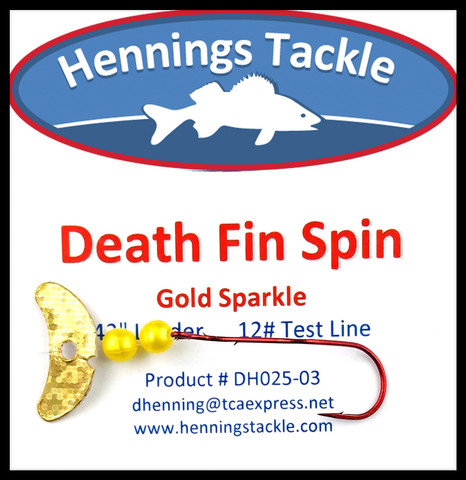 Death Fin Spins - Gold Sparkle