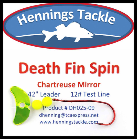 Death Fin Spins - Chartreuse Mirror