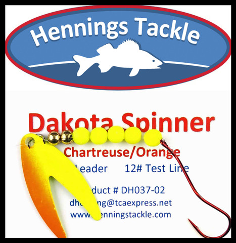 Dakota Spinner - Chartreuse/Orange