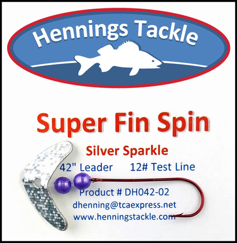 Super Fin Spins - Silver Sparkle