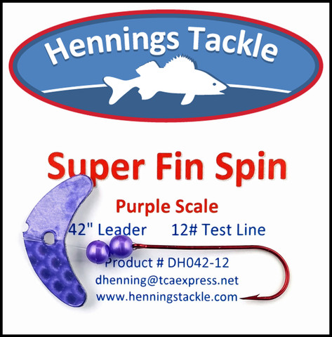 Super Fin Spins - Purple Scale