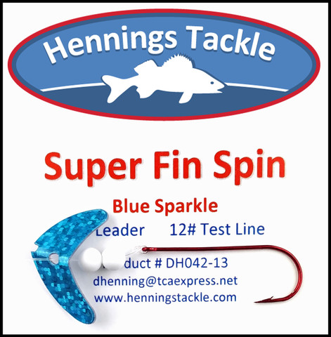 Super Fin Spins - Blue Sparkle