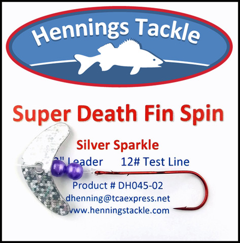 Super Death Fin Spins - Silver Sparkle