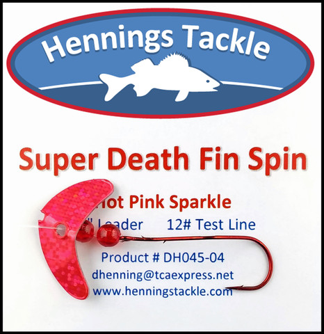 Super Death Fin Spins - Hot Pink Sparkle