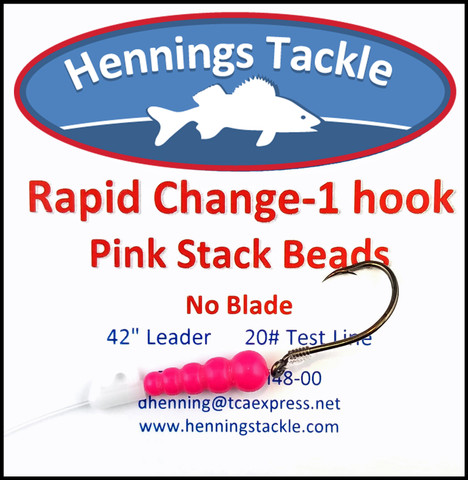 Rapid Change - 1 Hook - Pink Stack Beads