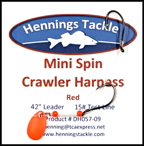 Mini Spin Crawler Harness - Red