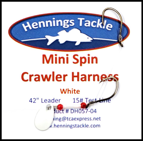 Mini Spin Crawler Harness - White
