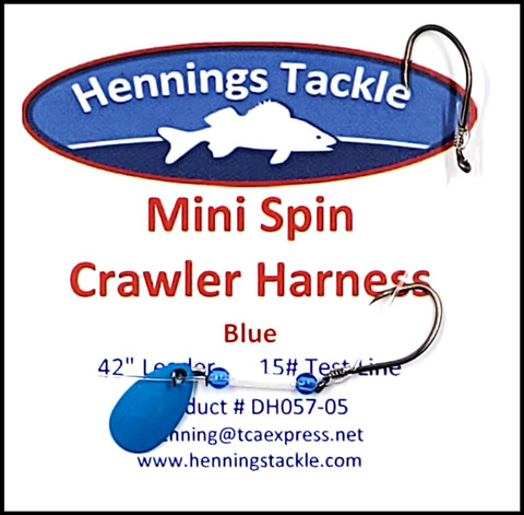Mini Spin Crawler Harness - Blue